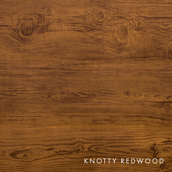 lux knotty woodgrain redwood