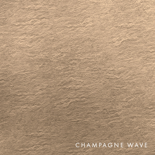 lux panel metallic swatch champagne wave