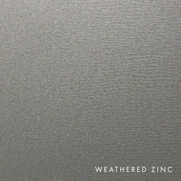 lux panel metallic swatch weathered zinc
