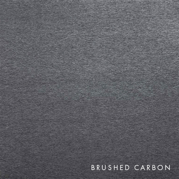 lux panel metallic swatch brushed carbon