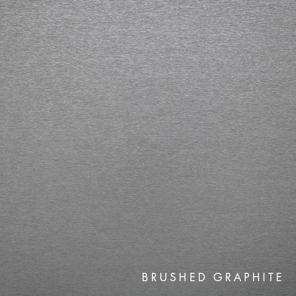 lux panel metallic swatch grushed graphite