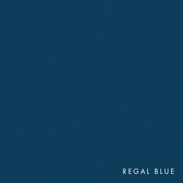 lux panel solid colours regel blue
